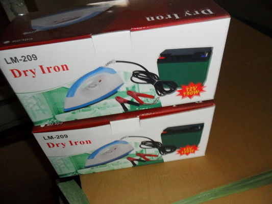 Ferro elétrico de 12V DC e ferro de borracha A solução definitiva de passar